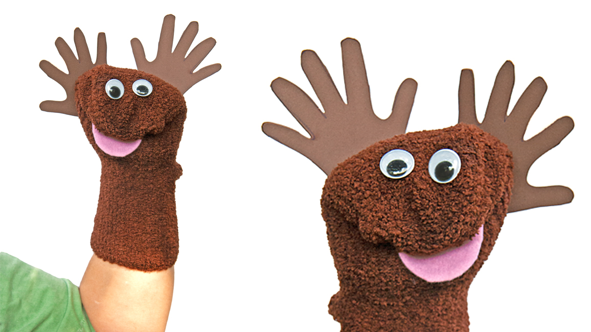 moose sock puppet