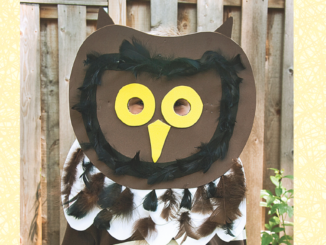 make an owl mask