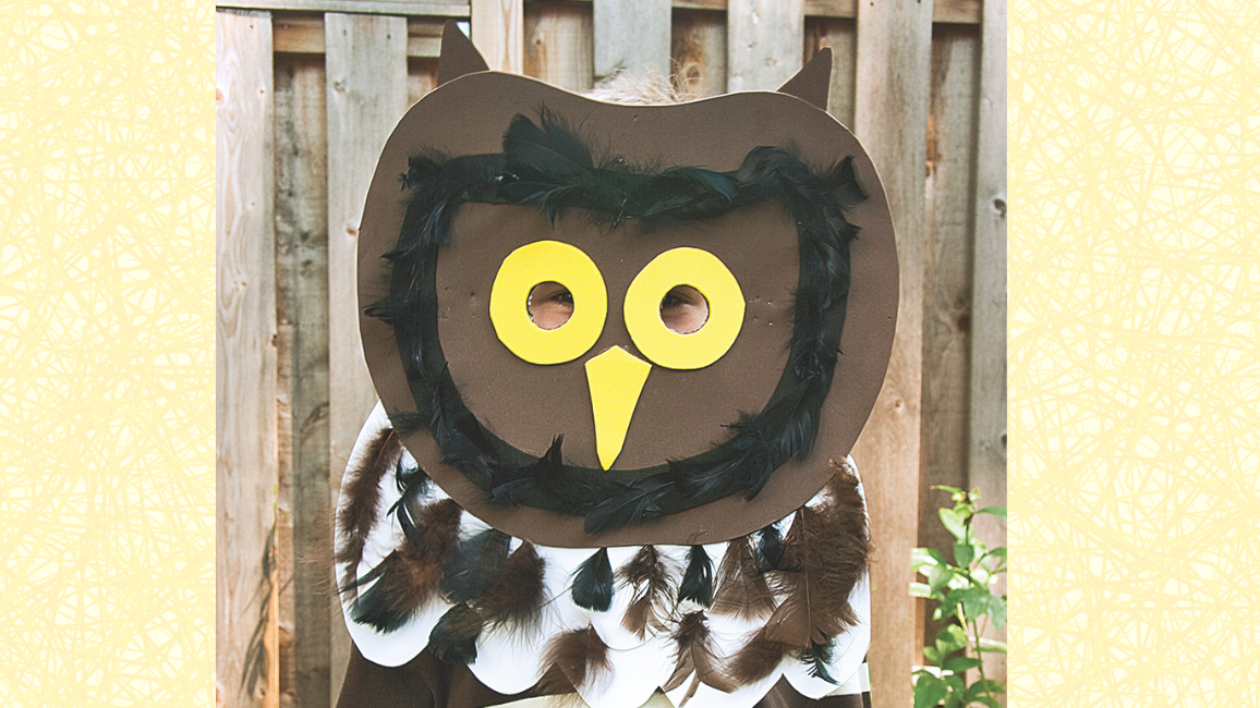make an owl mask