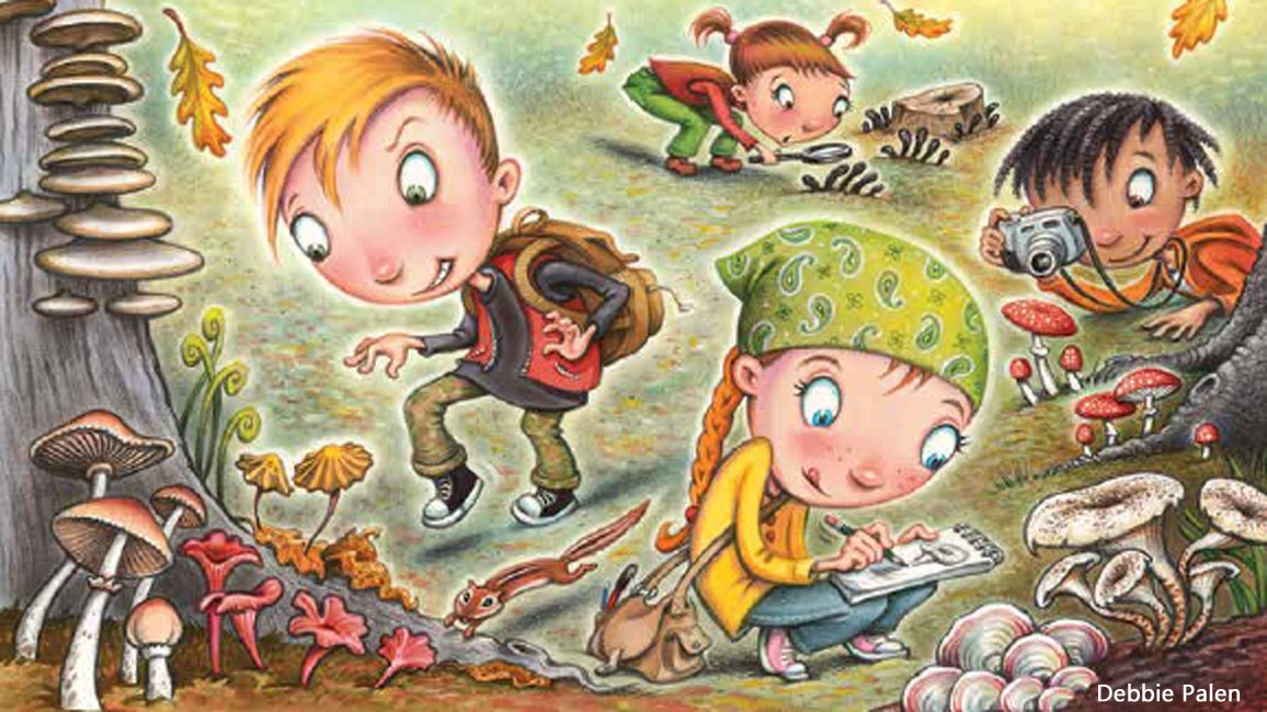 Mushroom Hunt by Debbie Palen 1156x650