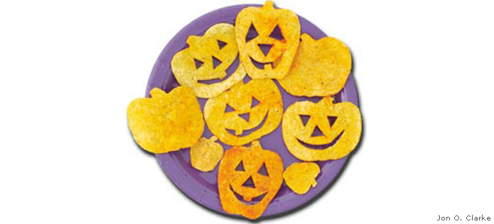 Tortilla Chip Pumpkins