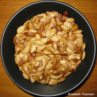 Roasted pumpkin seeds