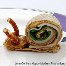 snail wrap step 2