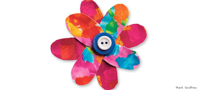 Flower pin