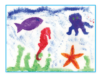Ocean animal stencils