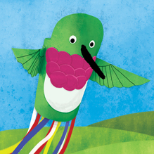 hummingbird wind sock