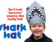shark hat craft