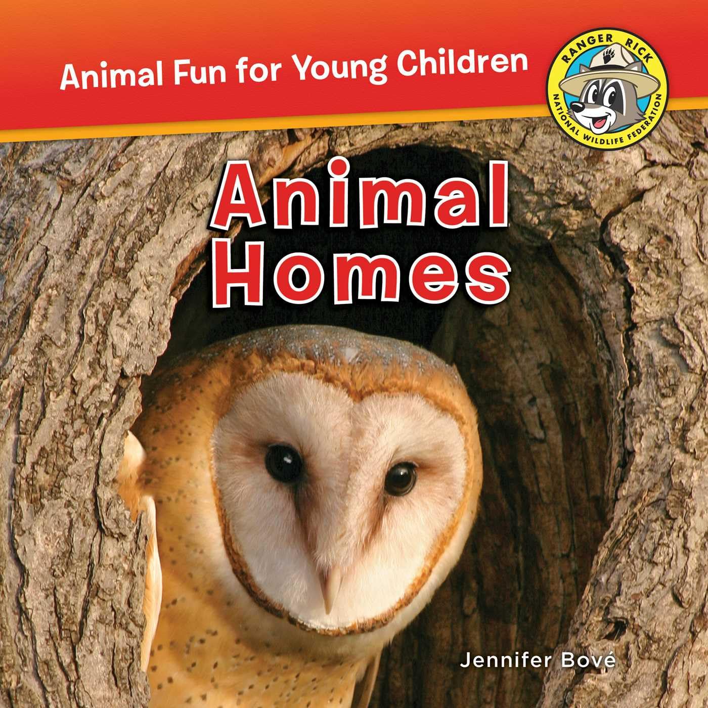Animal Homes book cover showing an owl