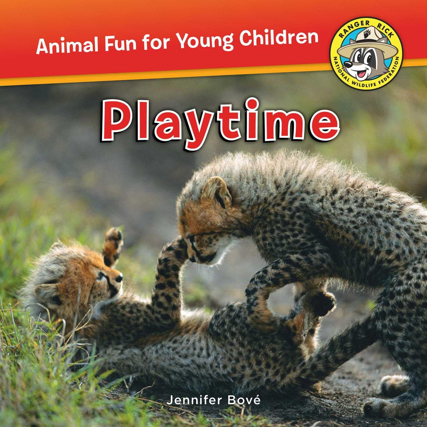 Playtime book cover showing two young cheetahs